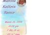 create a personalized beach themed baby announcement, 4 inch x 6 inch jpg digital file, you can print or have printed, small1