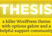 customize you thesis themes of wordpress