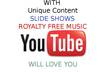 create 3 youtube slide show videos
