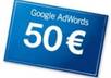 give you Google Adwords 50 EURO Voucher