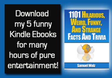 give you 5 Kindle Ebooks packed with funny and weird facts, useless trivia, amazing bar jokes and famous quotes big1