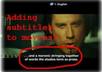 write Subtitles for any video upto 3 minutes with perfect English and timing small1