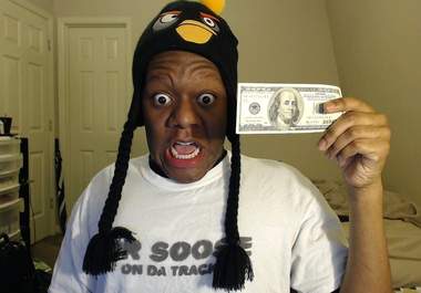 set a 100 dollar bill on FIRE in honor of you big1