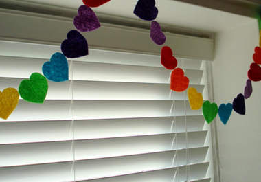 send three feet of handmade felt garland to any address big1