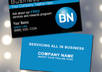 design a custom and print ready double sided business card small1