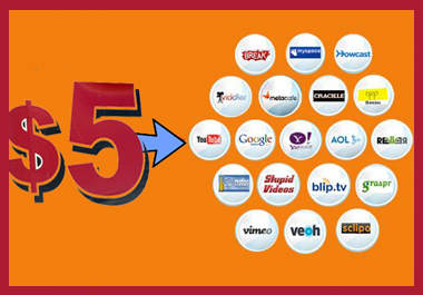 upload or summit your video to 15 most popular video sharing site and bookmark them big1