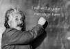 make a picture of Einstein writing your message on a board only small1