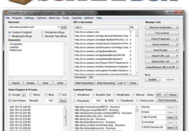 give you 1000+ Live Scrapebox backlinks to your site including some high pr big1