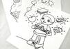 create a custom coloring page