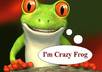 create a short video testimonial of Crazy Frog saying your message or to promote your business small1