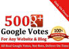 get you 500 Real Human google plus +1 votes to seo rocket up your high rank on google search engine