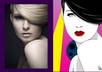 turn your cute photo into my version of a Patrick Nagel pop art