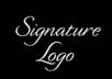 create a beautiful signature logo or monogram