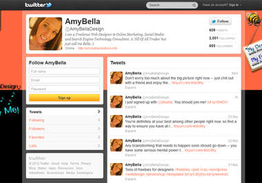 design a Twitter Background for your business or personal profile big1