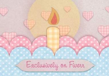 in 24 hours create a BIRTHDAY greeting video only big1