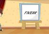 make a cartoon video with your own text or logo