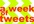 tweet your message every day for a week to 175,000+ followers on Twitter