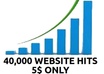 get HUGE website traffic of 40,000 hits to your website