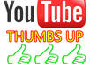 thumbs up your youtube comments