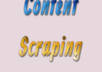scrape web contents and extract any complex data