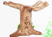 make you a custom 2 inch engraved clay tree