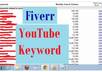 provide you ONLY High Monthly Search Volume Youtube Keyword small1
