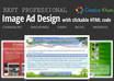 design a Best Professional clickable image ad with HTML Code