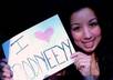 take a picture holding a sign with your message of choice