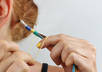 send you a video showing how to wrap your hair with thread