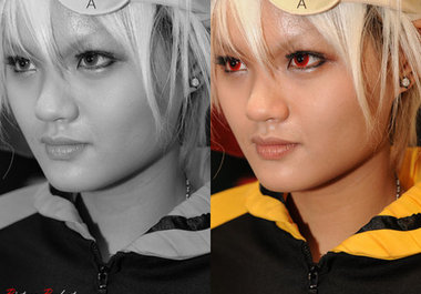 change your old Black and White photograph into colored photo big1