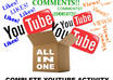 increase youtube video activity with my all in one solution views likes comments by authentic real users that wil not get your page blocked small1