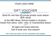 design a custom gift voucher
