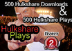 hook you up with 1500+ Hulkshare Plays plus 1500+ Hulkshare Downloads