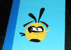 make a balloon bird Angry Bird notebook small1