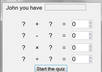 send you a game which makes you quick in Math