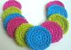 send you three handmade facial scrub pads small1