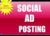 post your ads on social sites