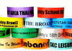 send you 100 custom printed red tyvek wristbands