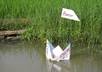 provide you a PAPER ship and your message will be written on it small1