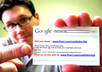 design and create your business card as a Google search engine results page